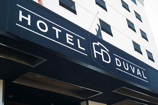 Hotel Duval Sign