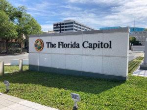 Florida Capitol Monument Sign