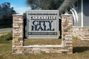 Carrabelle City Hall Sign