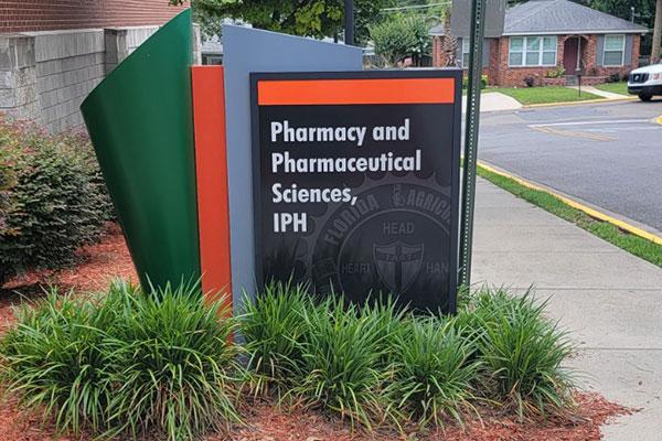 Florida A&M Pharmacy Sign