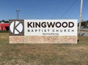 Kingwood Baptist Church Sign Moultrie GA