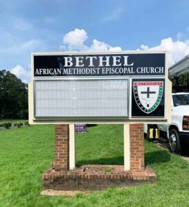 Traditional Church Sign