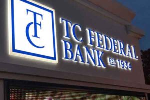 TC Federal Bank Sign