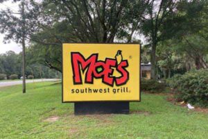 Moe's Restaurant Sign