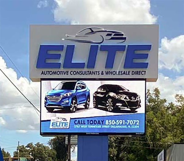 Electronic Message Center - Elite Auto Tallahassee