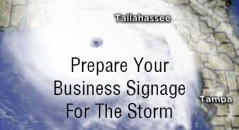 Protecting Your Business Signage Before Stormy Weather