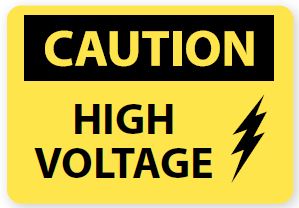 High Voltage Sign